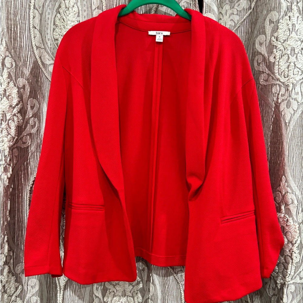 Bar III Red Blazer